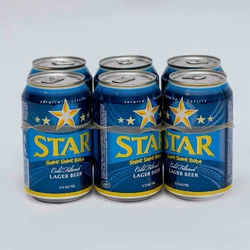 PACK BIERE STAR CANETTE 33CL X6